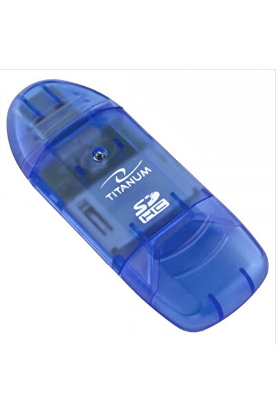 ESPERANZA Cititor Card USB Titanum TA101B, SD, Albastru