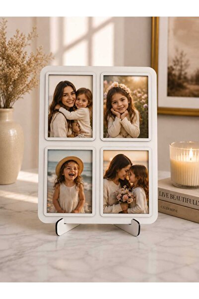 Hediyematik 4 lü Fotoğraf Kolajı, Resim Çerçevesi 21x26 cm