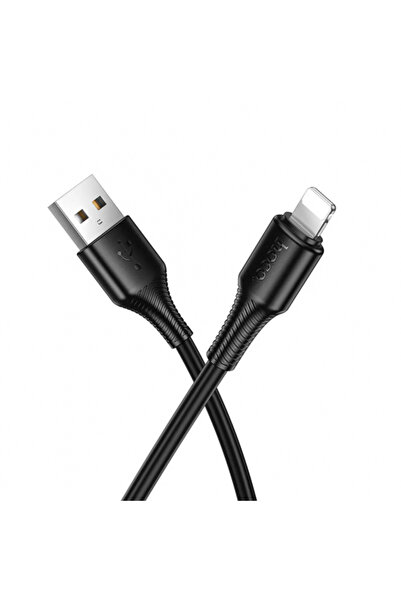 Hoco Cablu Date si Incarcare USB-A - Lightning X120, 18W, 1m, Negru