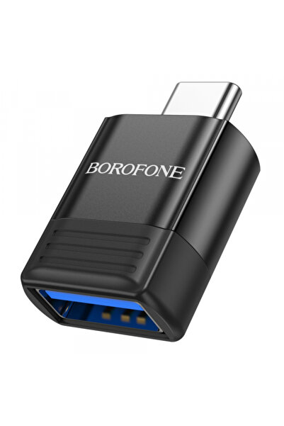 Borofone Adaptor OTG USB-C - USB-A BV18, Negru