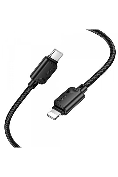 Hoco Cablu Date si Incarcare USB-C - Lightning X113, 27W, 1m, Negru