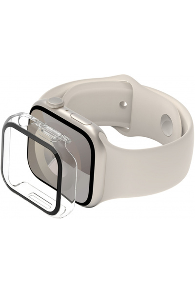 OEM Husa Belkin ScreenForce TemperedCurve pentru Apple Watch 40mm / 41mm Seri...
