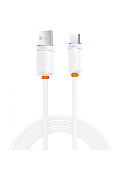 XO Design Cablu Date si Incarcare USB-A - USB-C NB302, 18W, 1m, Alb