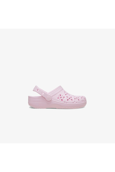 Crocs Papuci pentru fete cu decupaje florale 210943-6ZW