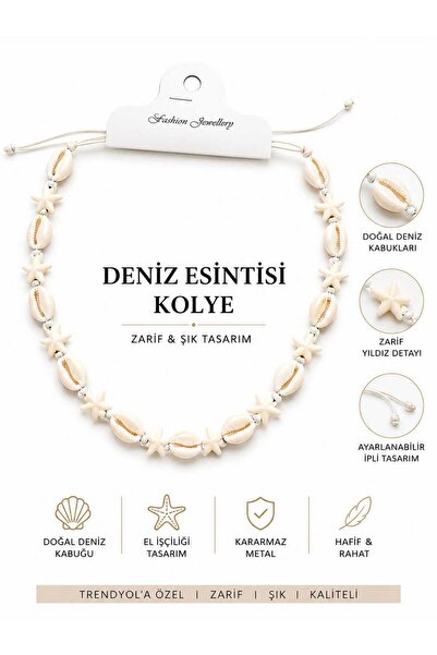 Genel Markalar Deniz Kabuklu Kolye