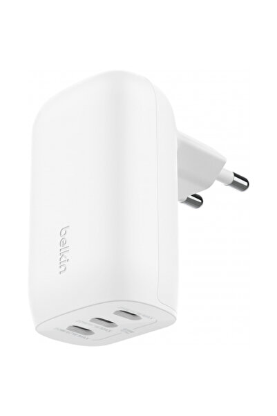 OEM Incarcator Retea Belkin BoostCharge, 67W, 3A, 3 x USB-C, Alb WCC002vfWH