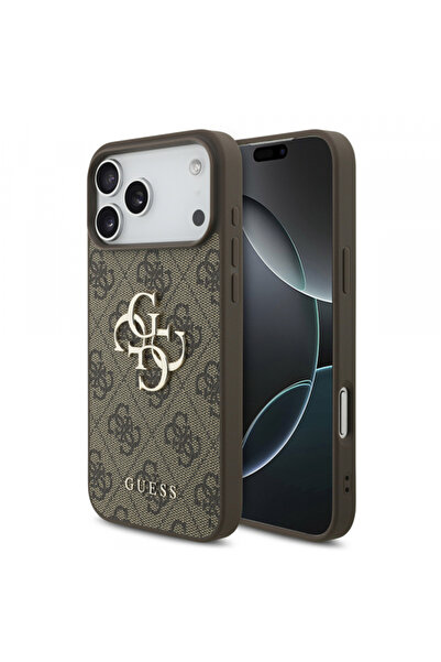 Guess Husa pentru Apple iPhone 18 Pro / 17 Pro, Guess, 4G Big Logo, Maro