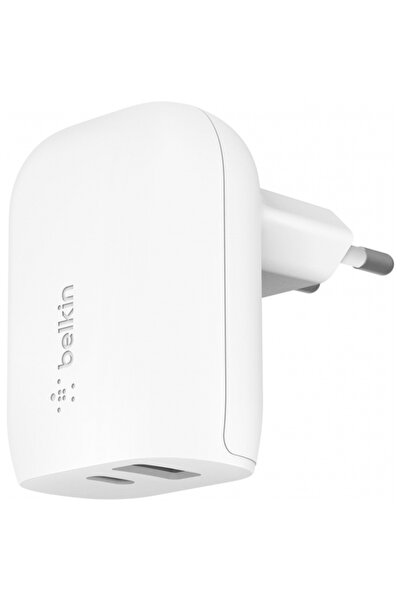 OEM Incarcator Retea Belkin BoostCharge Dual, 37W, 3A, 1 x USB-A - x USB-C, A...