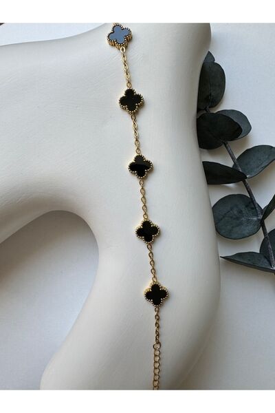 XUPING JEWELRY Large Size Steel. Black Bracelet