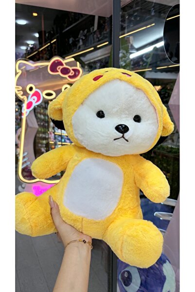 teddy Pikachu pokemon kostümlü Köpek 50 cm pelüş oyuncak