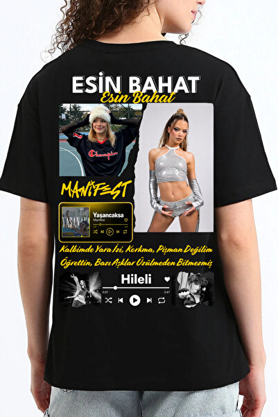 shidumanlar Manifest Esin Bahat Unisex T-shirt Özel Tasarım Baskılı Oversize ...