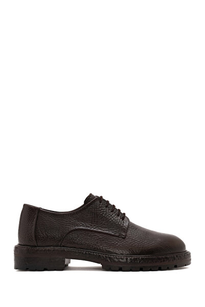 Derimod Men's Brown Lace-Up Leather Casual Shoes Wm750016Df
