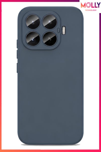 Molly حافظة سيليكون مخملية غير لامعة بلون أزرق ليلي لهاتف XIAOMI 17T
