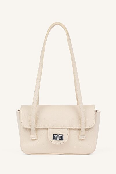 DeFacto Women's Metal Lock Detailed Covered Handbag I4430Axns