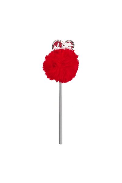 OEM Creion pentru scris și desen, model inimă, roșu, 23cm – ideal pentru școa...