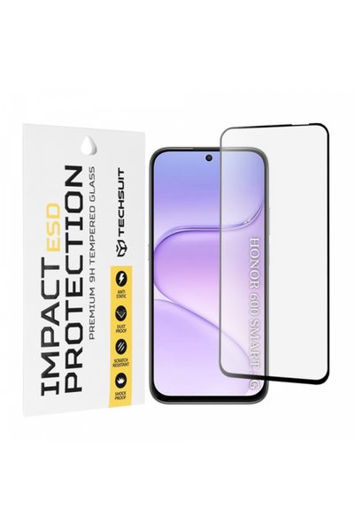 Techsuit Προστατευτικό οθόνης για Honor 600 Smart, Σκληρυμένο γυαλί, Πλήρης ε...