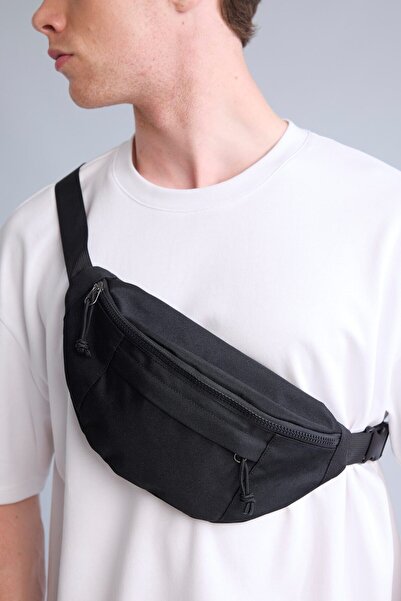 DeFacto Multi-Pocket Adjustable Strap Men's Waist Bag H9278Axns