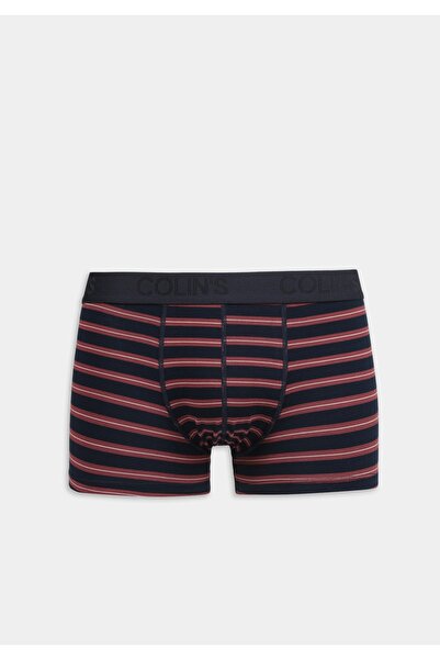 Colin's Trunk Fit Striped Men's Navy Blue Boxer