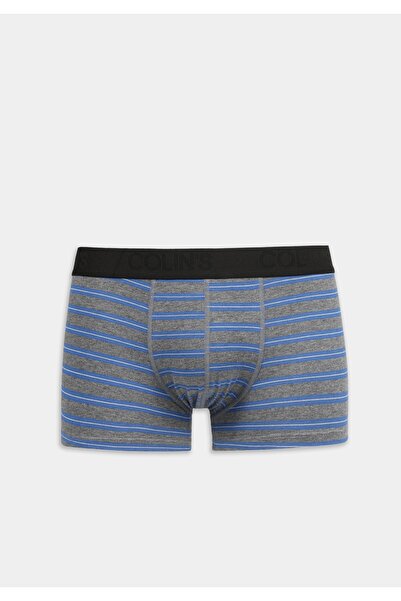Colin's Boxeri gri pentru bărbați Trunk Fit cu dungi