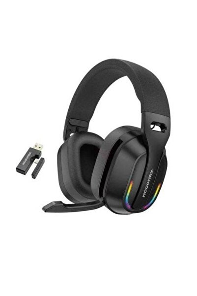 OEMS MOOOMAX MX-EP115 Tri-Mode Wireless Gaming Headset with Bluetooth 5.4 & R...