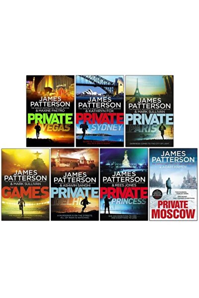 Generic (Unbranded) James Patterson Private Series Books 9 - 15 Collection Se...