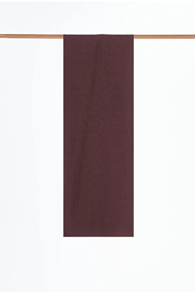 Kayra Logo Detailed Viscose Shawl Brown