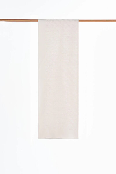 Kayra Logo Detailed Viscose Shawl Beige