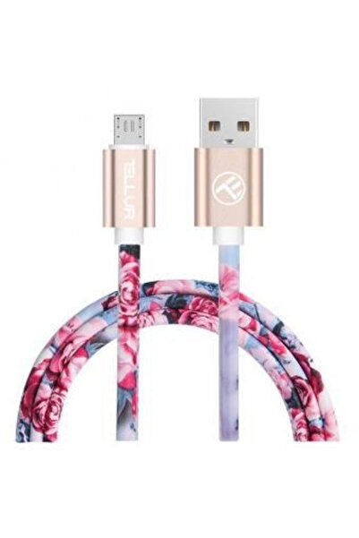TELLUR TLL155302 Micro USB Data Cable, 1 m (Multicolor)
