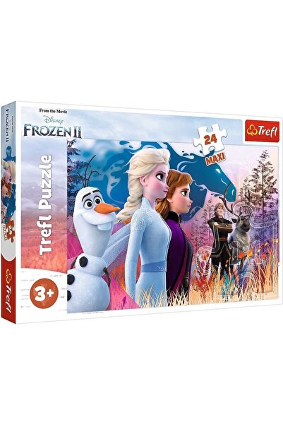 Trefl Puzzle Akdenizpos UG01 PUZZLE-14298 Frozen Ii 24 Parça Maxi Çocuk Puzzl...