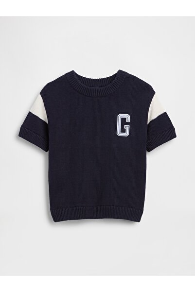 GAP Erkek Bebek Lacivert Varsity Logo Kazak