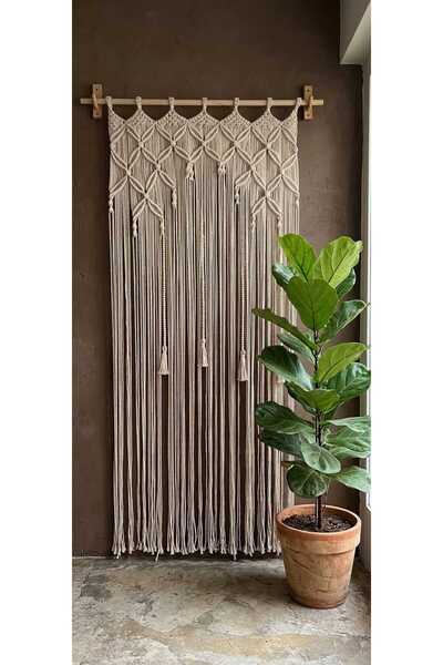 ELFİDAA WOOD Macramé Curtain