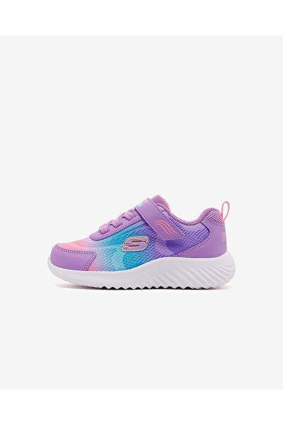 SKECHERS Bounder-Hydra Cool Little Girl's Purple Sneakers 303452N Lvmt