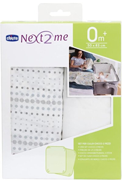 Chicco Next2Me Sheets (pack of 2), Air | 100% soft cotton