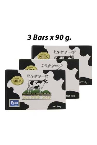 YOKO Spa Milk Soap Moisture Balance Pack Of Three 90grams