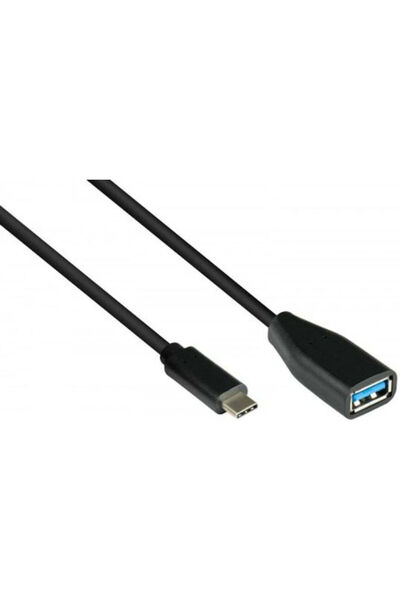 Good Connections Καλώδιο USB 3.2 USB-C αρσενικό - USB-A θηλυκό Μαύρο 0,1μ (28...