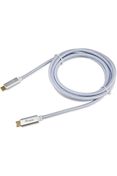 EQUIP Καλώδιο βίντεο USB 3.2 USB-C Αρσενικό σε USB-C 100W PD Λευκό 3μ