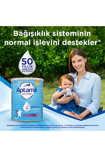Aptamil Prosyneo 3 Prebiyotikli Probiyotikli Devam Sütü 800x3 Gr