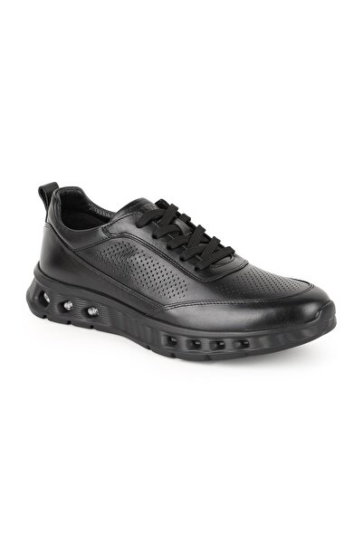 LBR Men's Sneaker Shoes Genuine Leather Perforated Breathable Air Channel Lig...