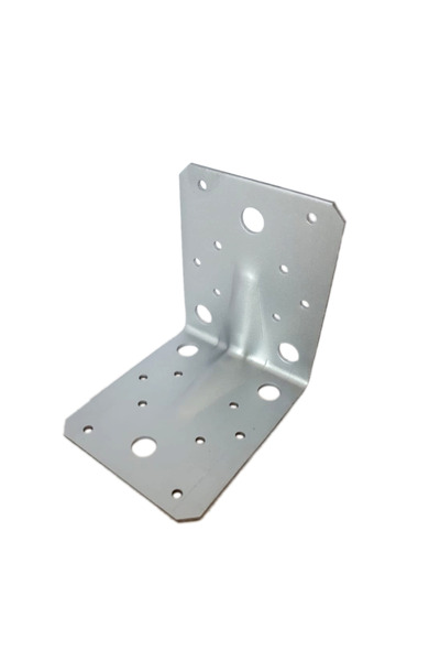 Generic Brand Coltar metalic pentru lemn cu ranforsare 105x105x90x3 mm