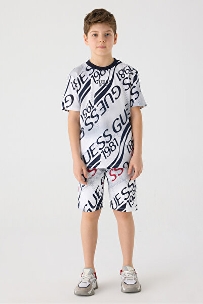 Guess Boy Patterned Tshirt