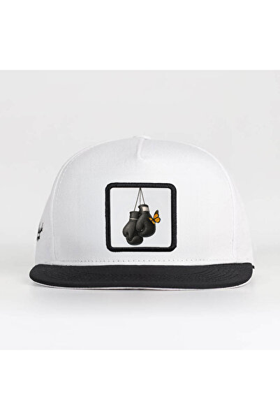 BlackBörk Black-White Hip Hop Hat with Boxing Logo
