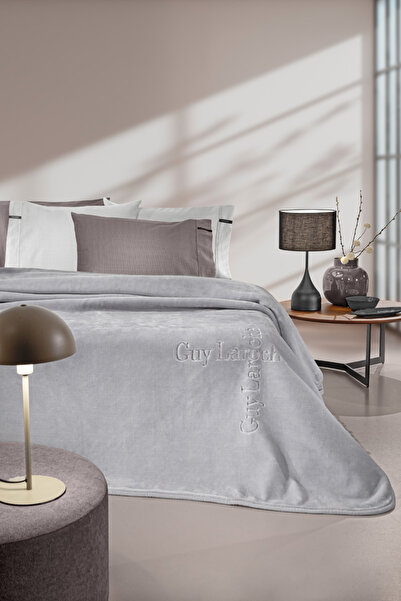 Guy Laroche Κουβέρτα Logo Silver