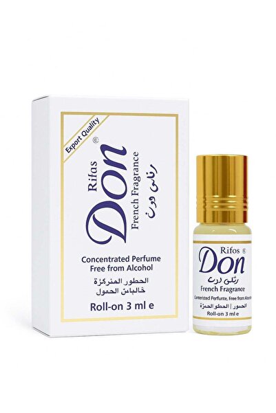 Rifas Don عطر فرنسي بزيت عطري مركز 3 مل، عبوة واحدة