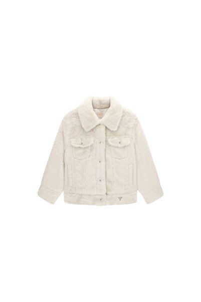 Guess Blană pentru fete J6YL13K4223 Crem