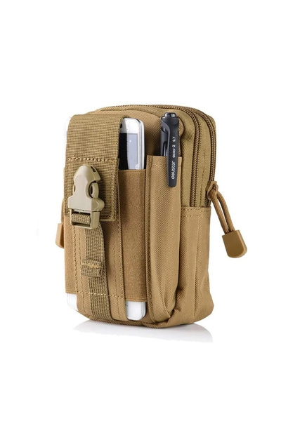 Koanni BORSETĂ TACTICĂ MILITARĂ DE TALIE MOLLE mix29_khaki