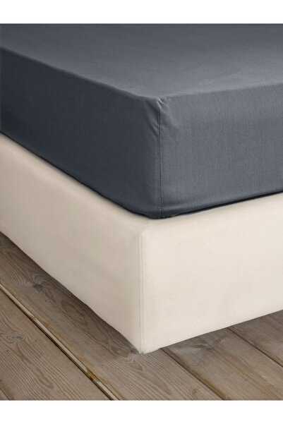 Nima Home Σεντόνι Γίγας με Λάστιχο Unicolors - Midnight Gray
