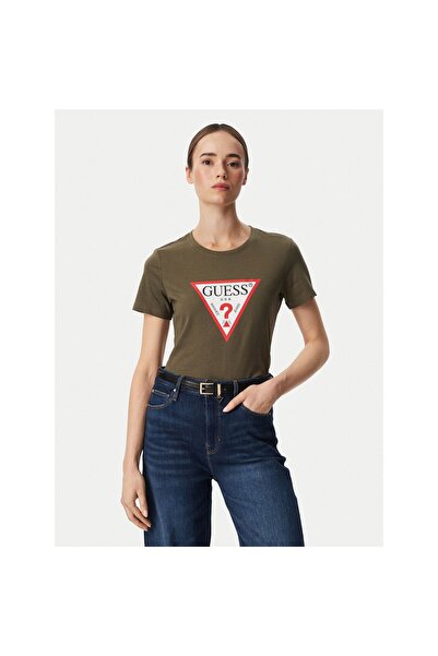 Guess Tricou de damă W1YI1BI3Z14 Kaki
