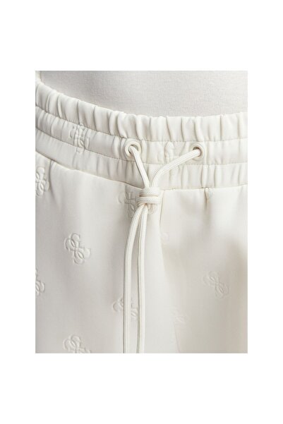 Guess Pantaloni de trening pentru femei V6YB10K4295 Crem