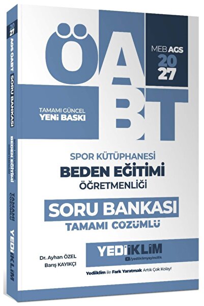 Yediiklim Yayınları 2027 MEB AGS ÖABT Spor Kütüphanesi Beden Eğitimi Öğretmen...