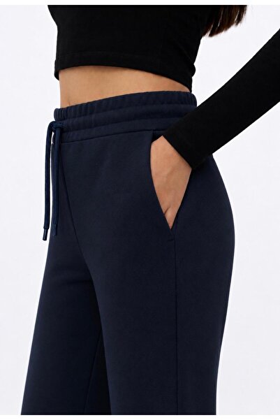 AXXEL Women's Navy Blue Modal Sweatpants-P2273